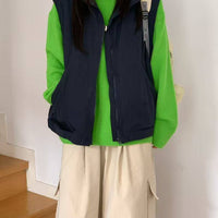 韓國直送Cozy Cloud Sweater／Casual Cargo Skirt ／Sleek Puffer Vest - HLY & CHOCCICO