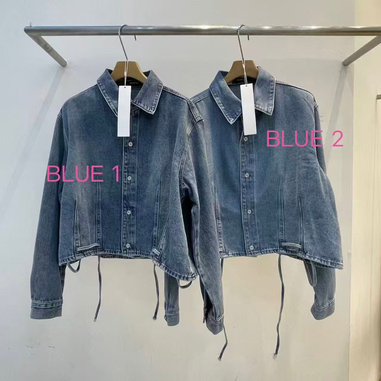韓國直送Cropped Denim Jacket 👖✨ - HLY &amp; CHOCCICO