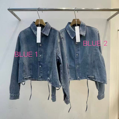 韓國直送Cropped Denim Jacket 👖✨ - HLY &amp; CHOCCICO