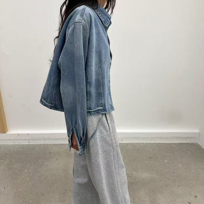 韓國直送Cropped Denim Jacket 👖✨ - HLY &amp; CHOCCICO