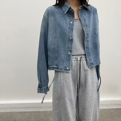 韓國直送Cropped Denim Jacket 👖✨ - HLY &amp; CHOCCICO