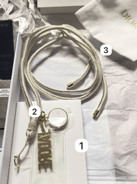 🌟 D i o r J'Adore Phone Strap 金色手機繩🌟 - HLY & CHOCCICO