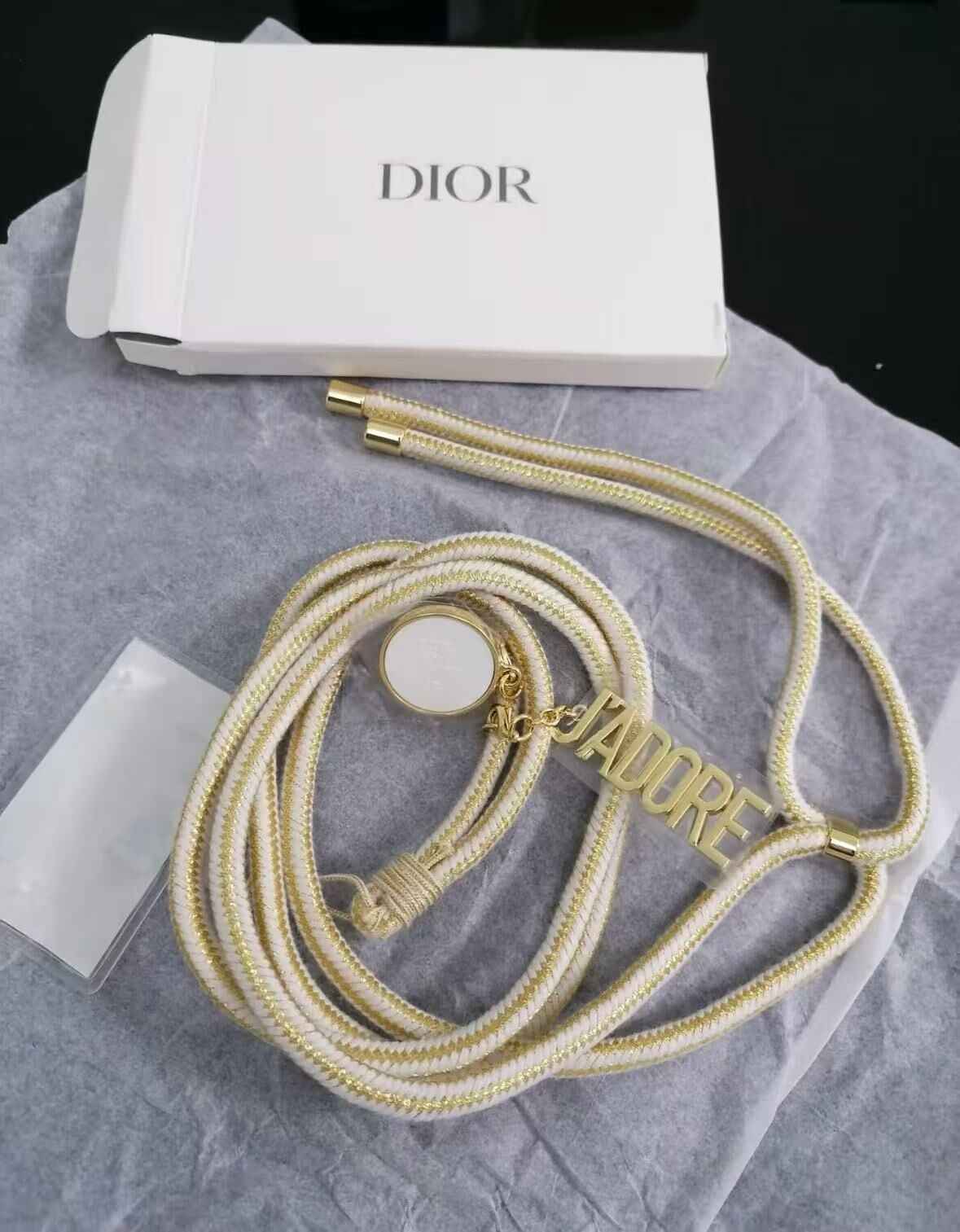 🌟 D i o r J'Adore Phone Strap 金色手機繩🌟