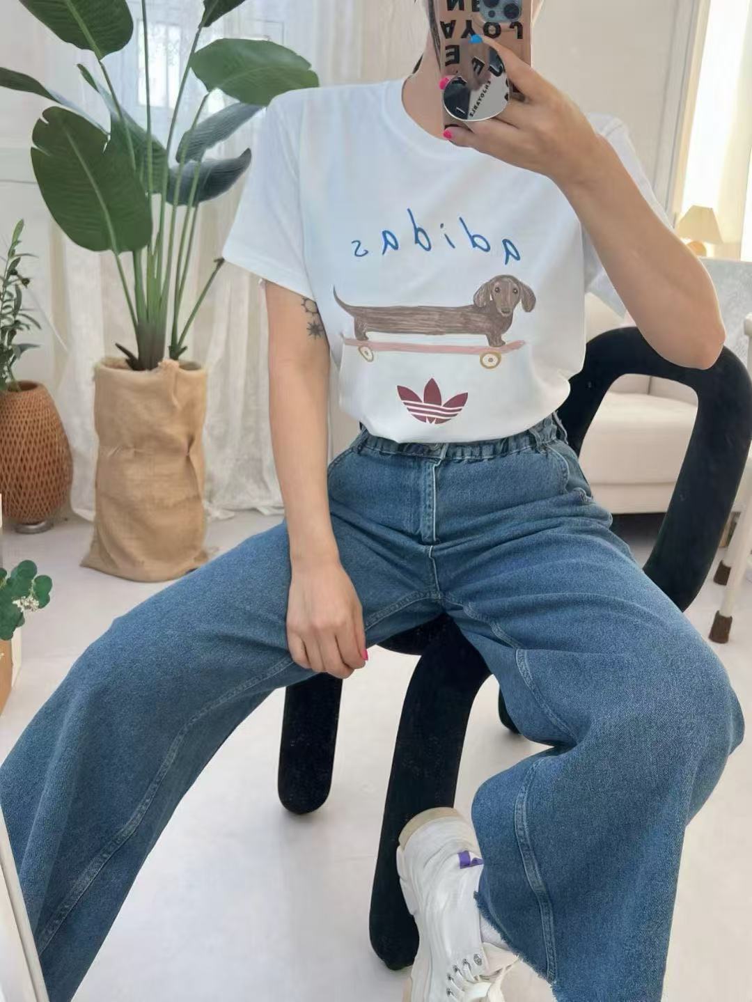 韓國直送Dachshund Skate Tee 🐶🛹 - HLY &amp; CHOCCICO