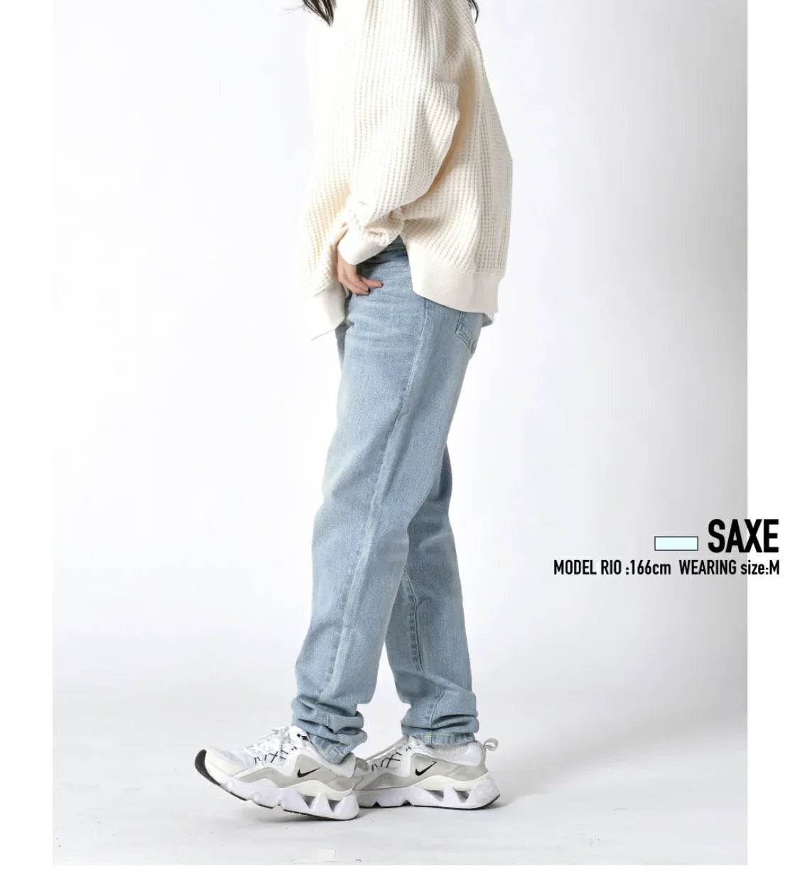 🌟數量有限 售完即止🌟日本直送Denim Back Ruched Jeans - HLY &amp; CHOCCICO