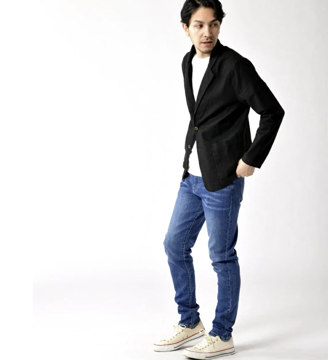 🌟數量有限 售完即止🌟日本直送Denim Back Ruched Jeans - HLY &amp; CHOCCICO