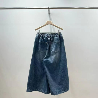 韓國直送Denim Culotte Trousers - HLY &amp; CHOCCICO