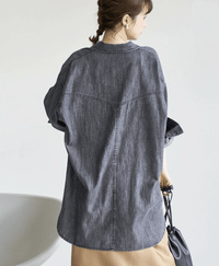 日本直送Denim Western Big Shirt - HLY & CHOCCICO