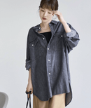 日本直送Denim Western Big Shirt - HLY & CHOCCICO