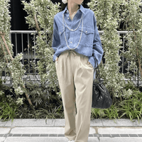 日本直送Denim Western Big Shirt - HLY & CHOCCICO