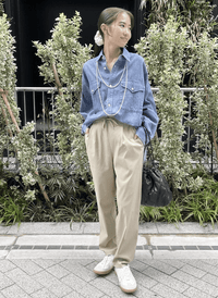 日本直送Denim Western Big Shirt - HLY & CHOCCICO
