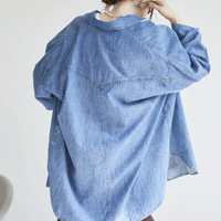 日本直送Denim Western Big Shirt - HLY & CHOCCICO