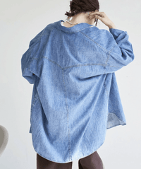 日本直送Denim Western Big Shirt - HLY & CHOCCICO