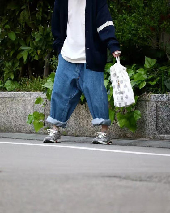 Denim Wide Tapered Field Pants