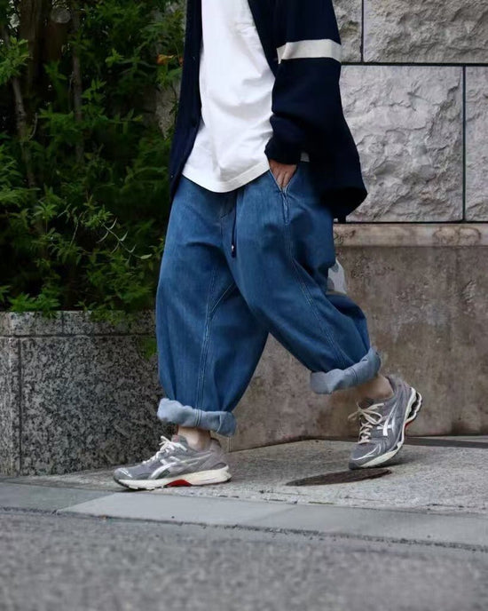 Denim Wide Tapered Field Pants