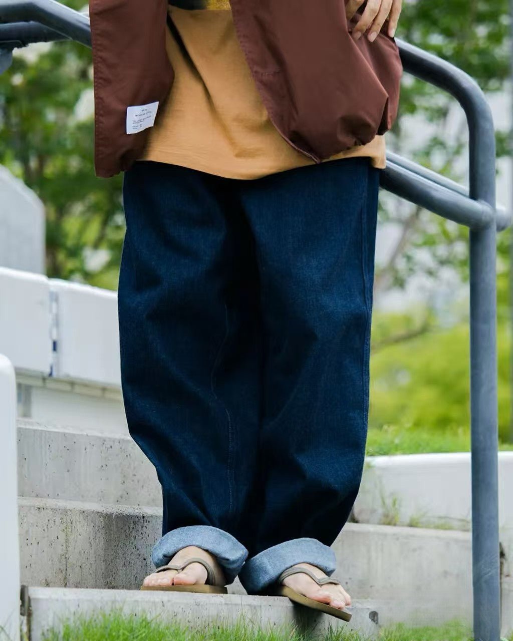 Denim Wide Tapered Field Pants HLY & CHOCCICO