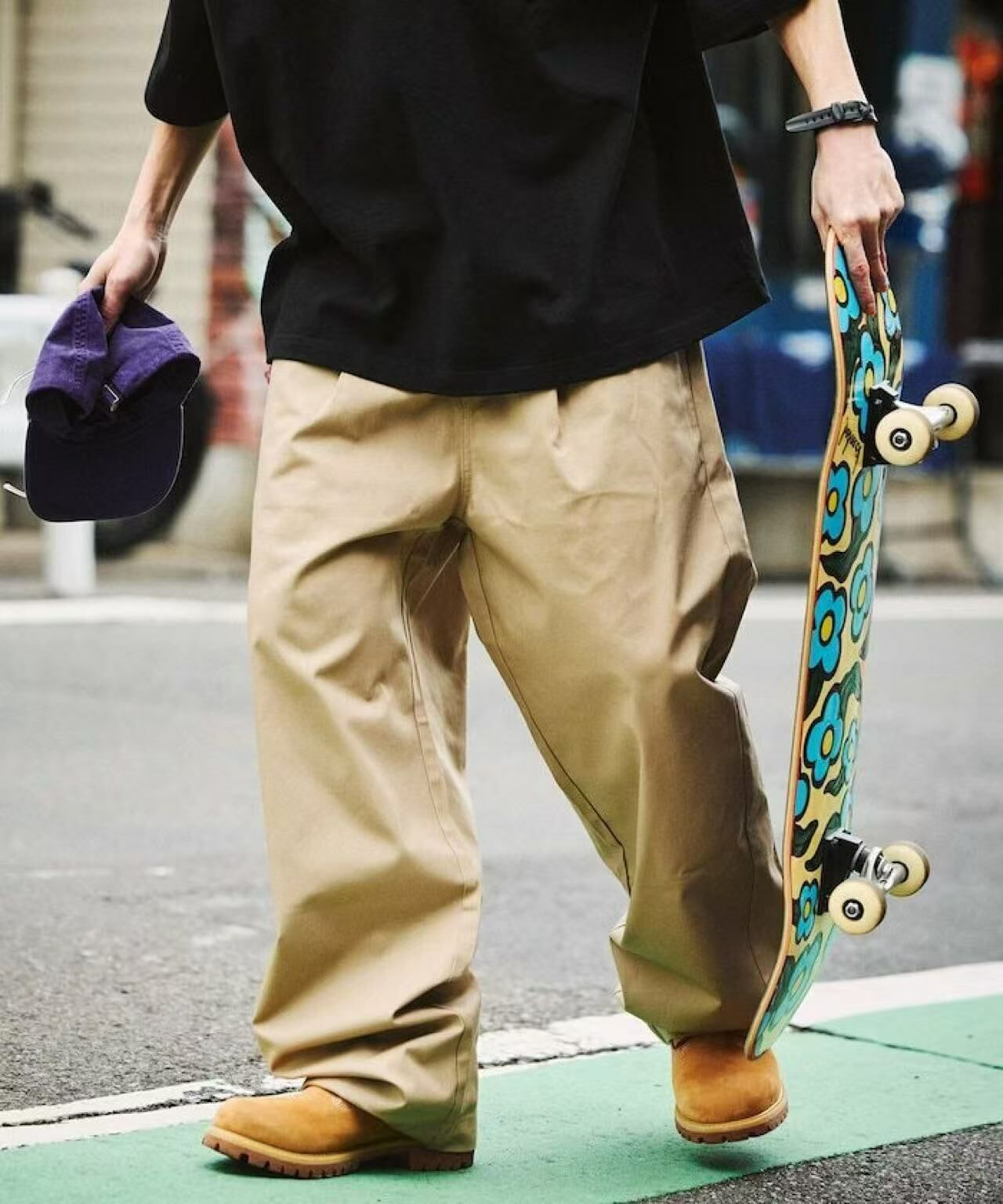 日本直送 Dickies × FREAK'S STORE Bespoke Wide Silhouette Barrel Leg Work Pants - HLY & CHOCCICO