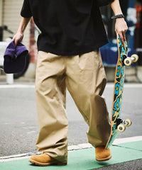 日本直送 Dickies × FREAK'S STORE Bespoke Wide Silhouette Barrel Leg Work Pants - HLY & CHOCCICO