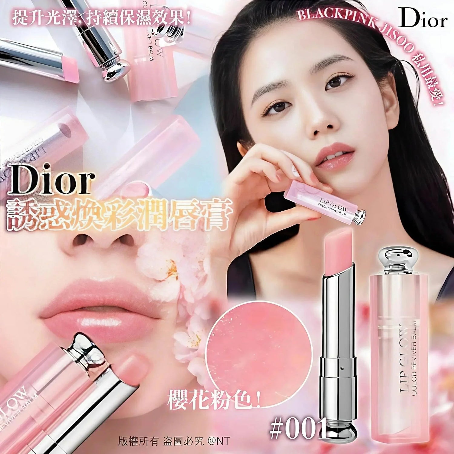 Dior 誘惑煥彩潤唇膏 001 - HLY &amp; CHOCCICO