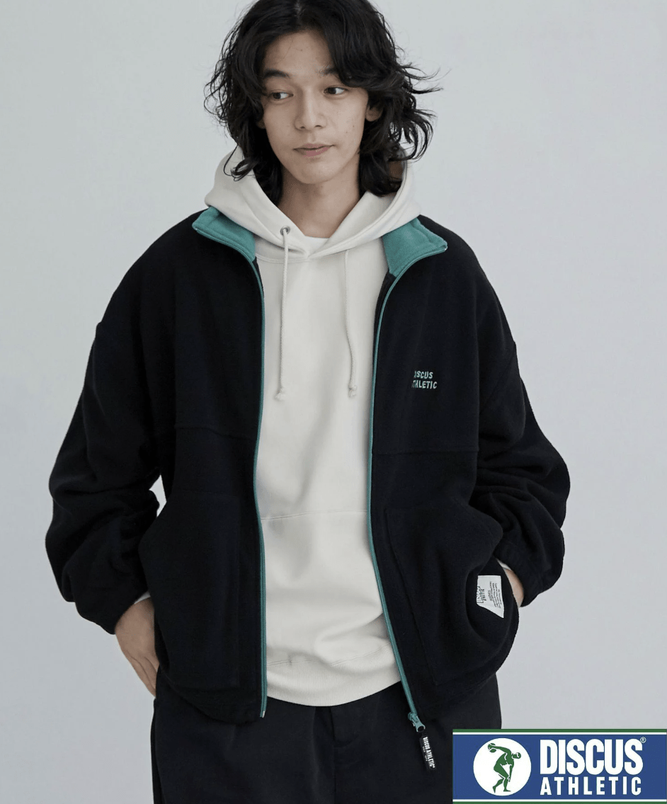 日本直送DISCUS ATHLETIC Bespoke Fleece Zip Jacket - HLY & CHOCCICO