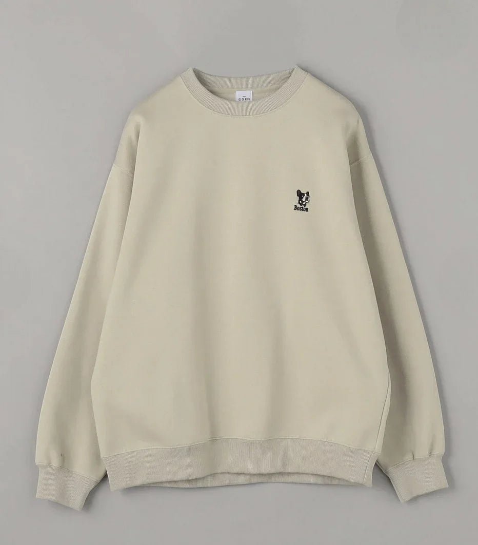 日本直送Dog Shishu Crew Neck Sweatshirt - HLY &amp; CHOCCICO