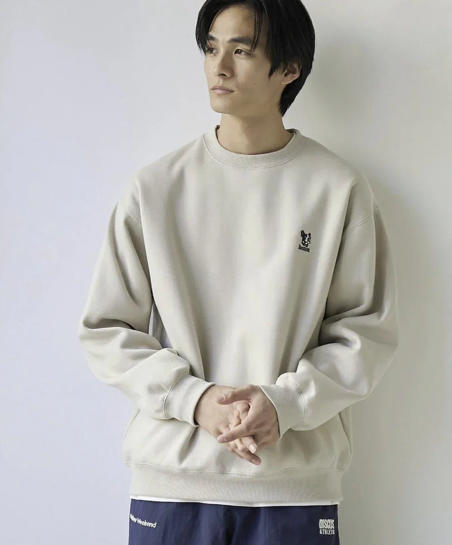 日本直送Dog Shishu Crew Neck Sweatshirt - HLY &amp; CHOCCICO