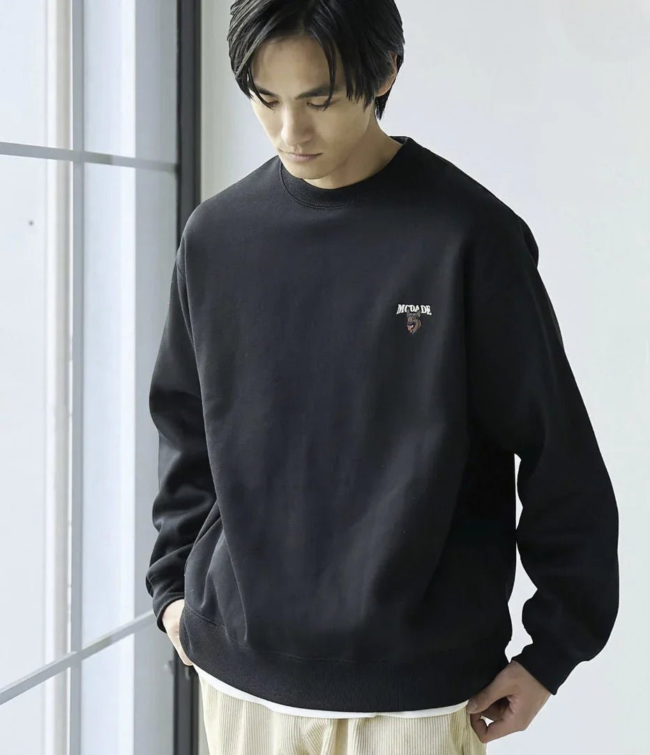 日本直送Dog Shishu Crew Neck Sweatshirt - HLY &amp; CHOCCICO