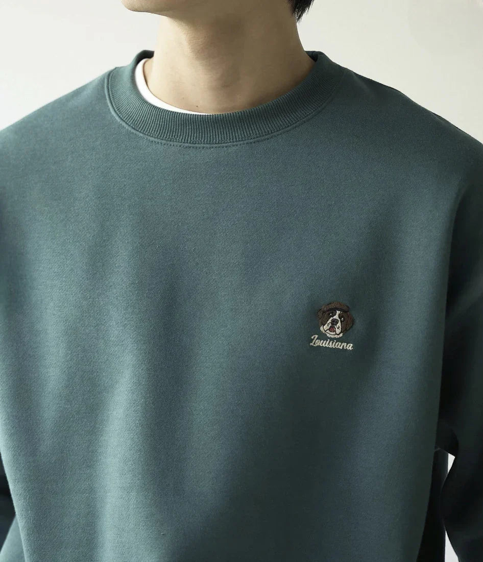 日本直送Dog Shishu Crew Neck Sweatshirt - HLY &amp; CHOCCICO