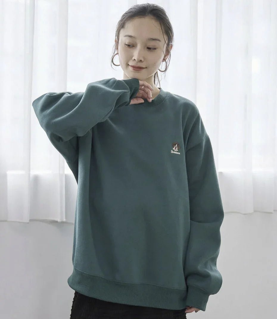日本直送Dog Shishu Crew Neck Sweatshirt - HLY &amp; CHOCCICO