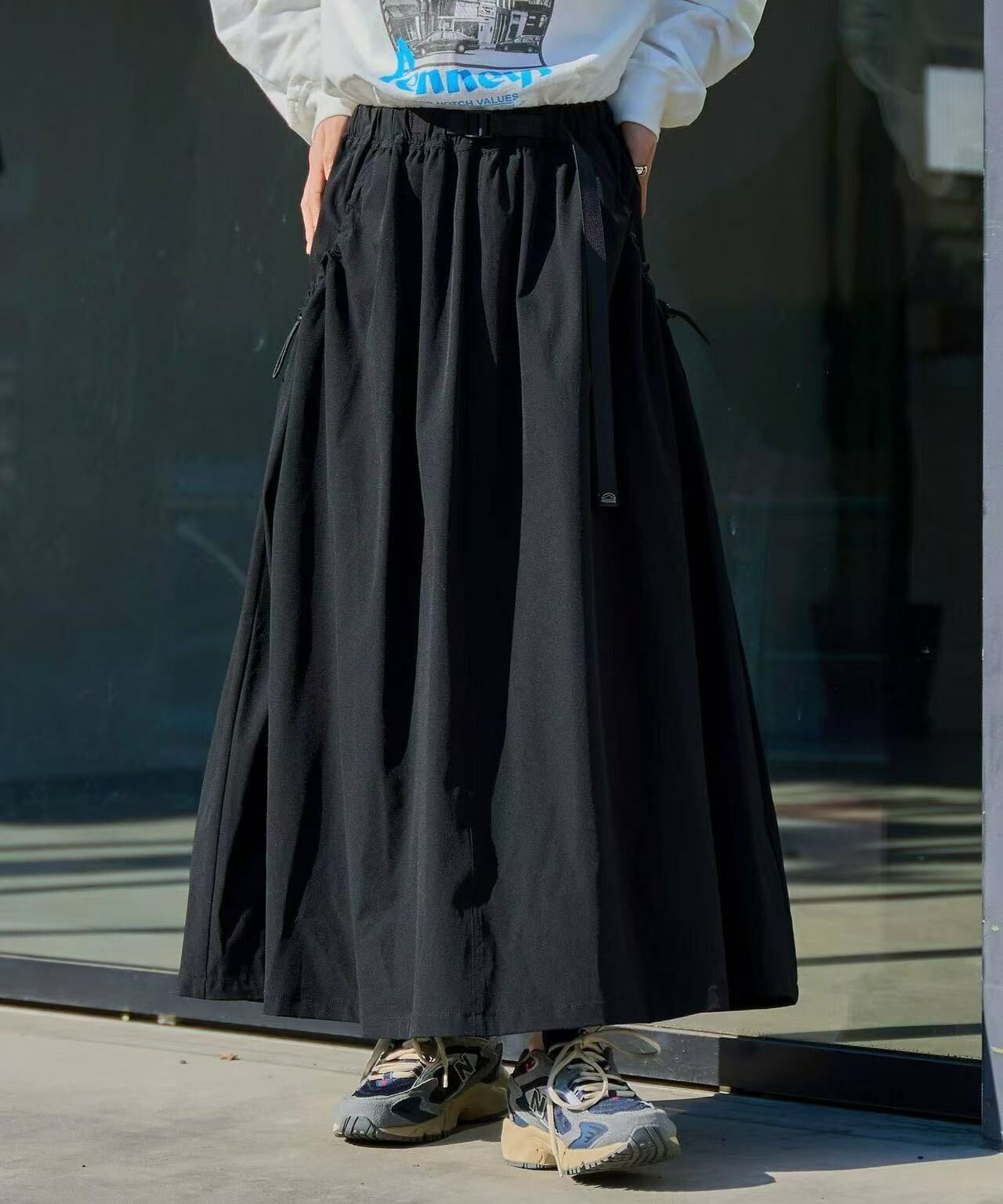 日本直送Drawstring pocket gathered skirt - HLY & CHOCCICO