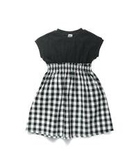 日本直送DRC Branshes Waist - Switched Docking Short - Sleeved Dress - HLY & CHOCCICO