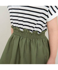 日本直送DRC Branshes Waist - Switched Docking Short - Sleeved Dress - HLY & CHOCCICO