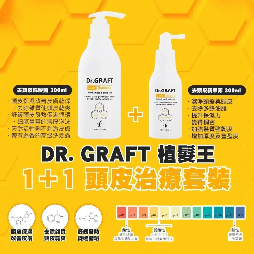 韓國🇰🇷Dr.GRAFT 植髮皇 孕育洗頭水300ml/ 孕育精華100ml - HLY &amp; CHOCCICO
