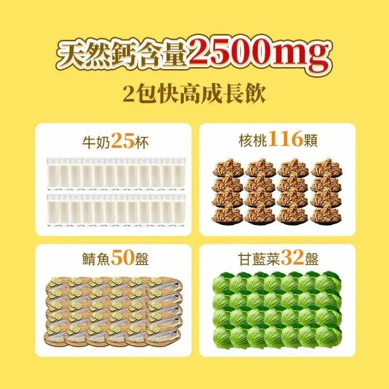 Dr.Parent 專利膠原肽天然雙鈣快高成長飲 - HLY &amp; CHOCCICO