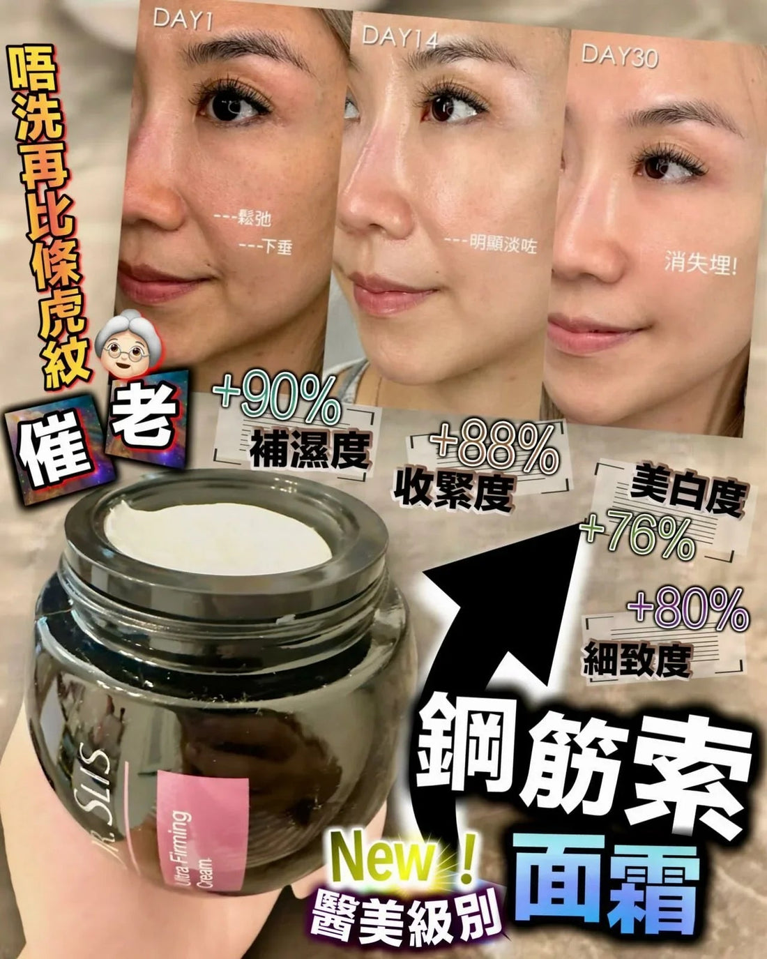 Dr.SliS 鋼筋索 面霜/鋼筋索精華30ml - HLY &amp; CHOCCICO