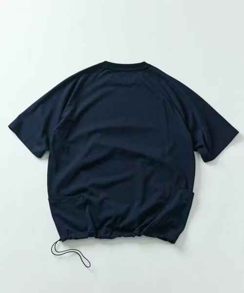 日本直送Drymix Dry Mix Relax Fit Side Pocket Crew Neck Tee