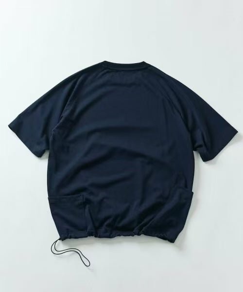 日本直送Drymix Dry Mix Relax Fit Side Pocket Crew Neck Tee - HLY & CHOCCICO