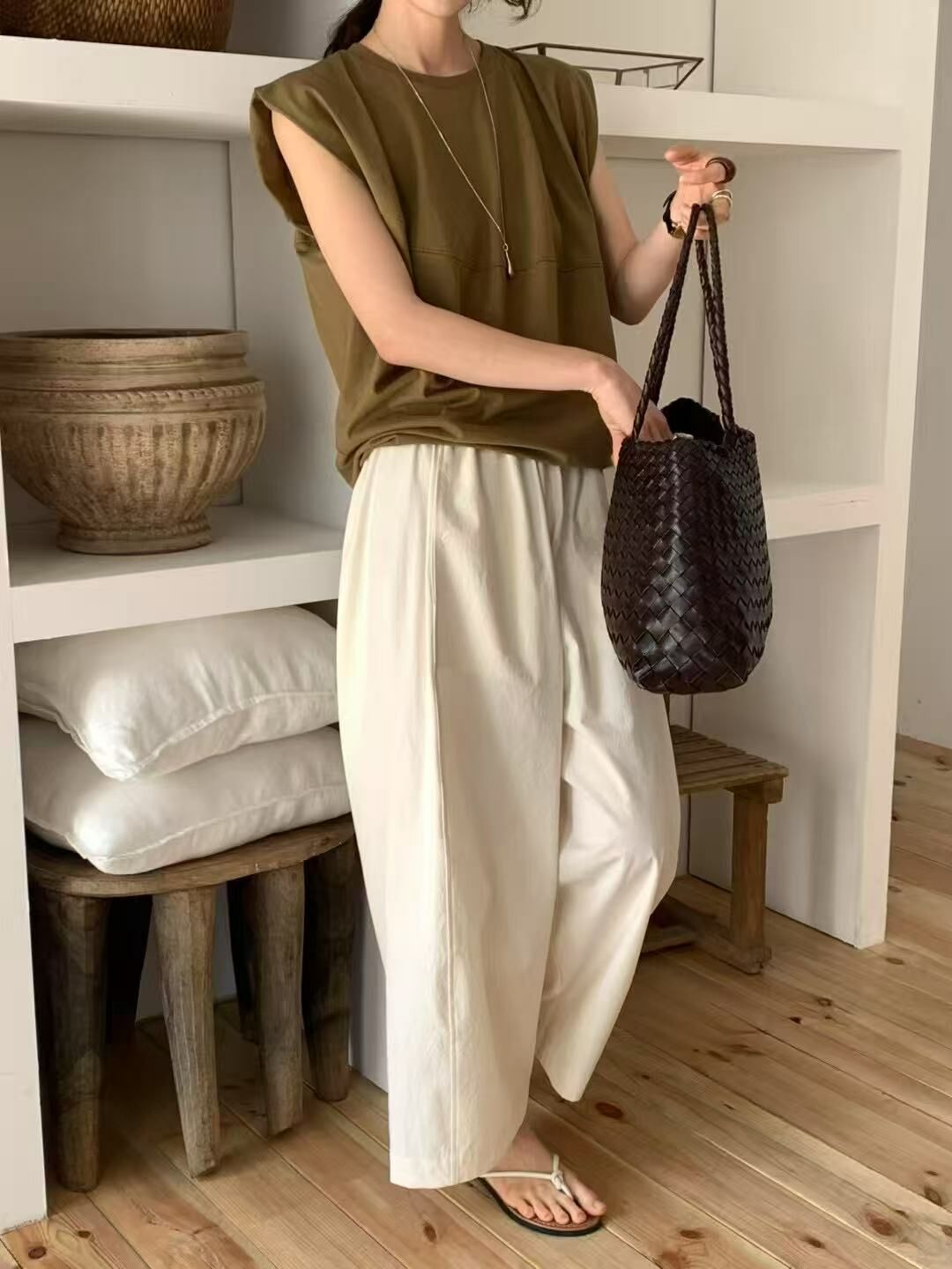 韓國直送Elegant Flow Pants - HLY & CHOCCICO