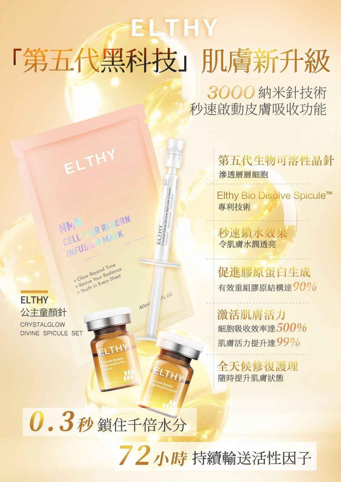 Elthy公主童顏針 (一盒6 sets) - HLY &amp; CHOCCICO