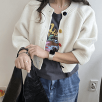 韓國直送Embroidered Charm Cardigan HLY & CHOCCICO