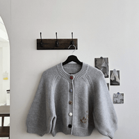 韓國直送Embroidered Charm Cardigan HLY & CHOCCICO