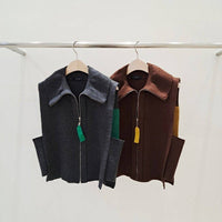 韓國直送Embroidered Vest - HLY & CHOCCICO