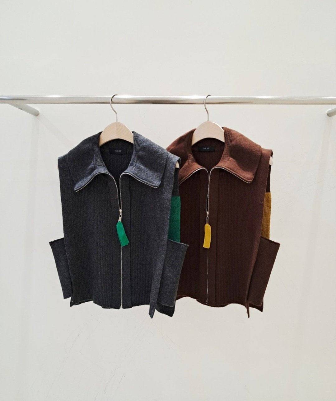 韓國直送Embroidered Vest - HLY & CHOCCICO