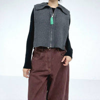 韓國直送Embroidered Vest - HLY & CHOCCICO