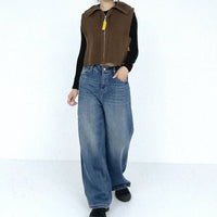 韓國直送Embroidered Vest - HLY & CHOCCICO