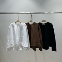 韓國直送Essential Layered Sweat／ Silk Flow Skirt - HLY & CHOCCICO