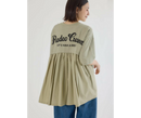 日本直送Rode Crown Back Gathered Docking T-Shirt - HLY & CHOCCICO