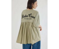 日本直送Rode Crown Back Gathered Docking T-Shirt - HLY & CHOCCICO