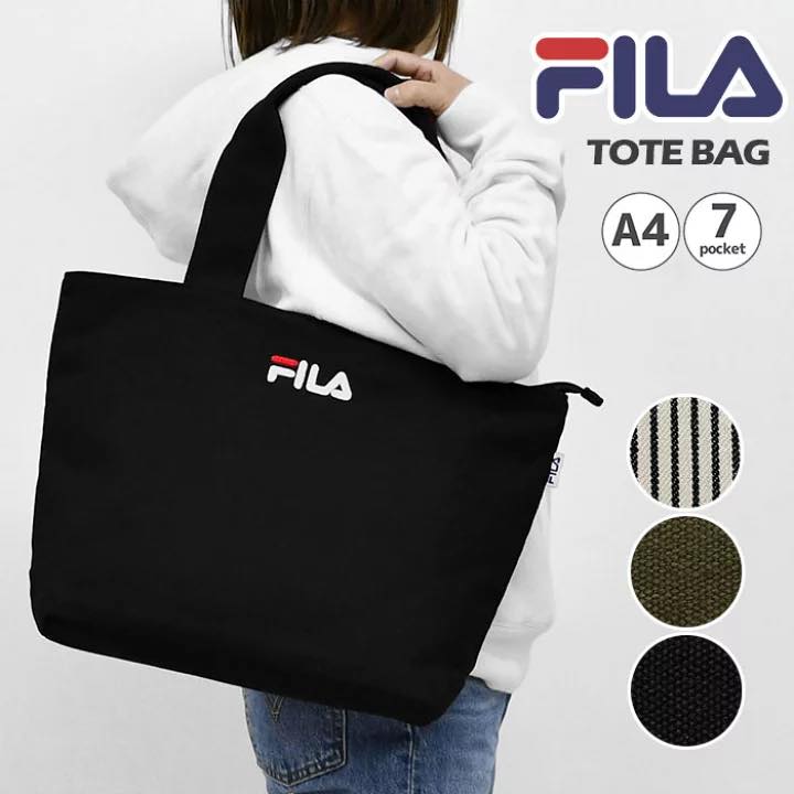 日本直送Fila Canvas Tote Bag - HLY &amp; CHOCCICO