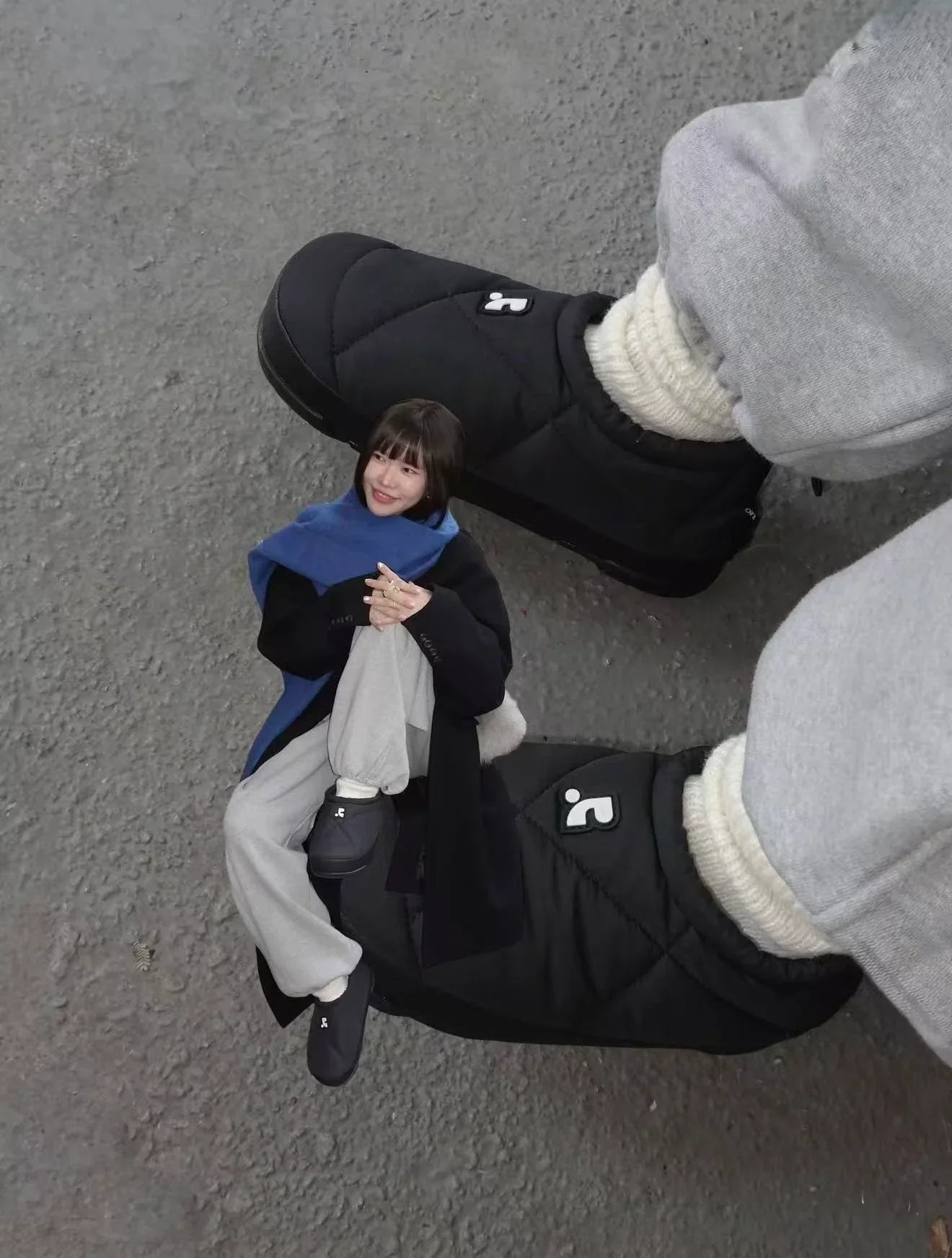 韓國直送Fila X R &amp; R Puffer Low - HLY &amp; CHOCCICO